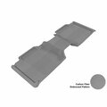 3D Maxpider TOYOTA TACOMA 2005-2011 ACCESS CAB KAGU GRAY R2 Floor Mat L1TY07521501